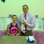 4/13/2014 - TICA 10th best kitten with Fate Mays